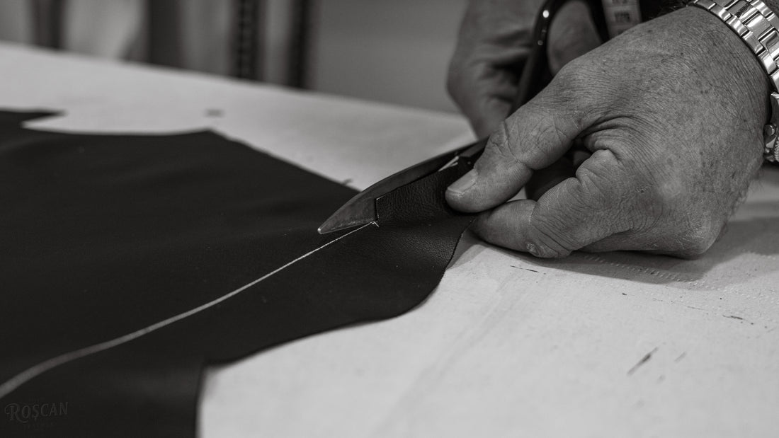 Dettagli artigianali Roscan Leather